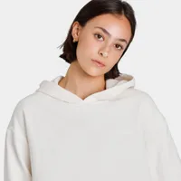 adidas Originals Women’s Cropped Pullover Hoodie / Chalk White