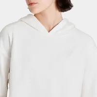 adidas Originals Women’s Cropped Pullover Hoodie / Chalk White