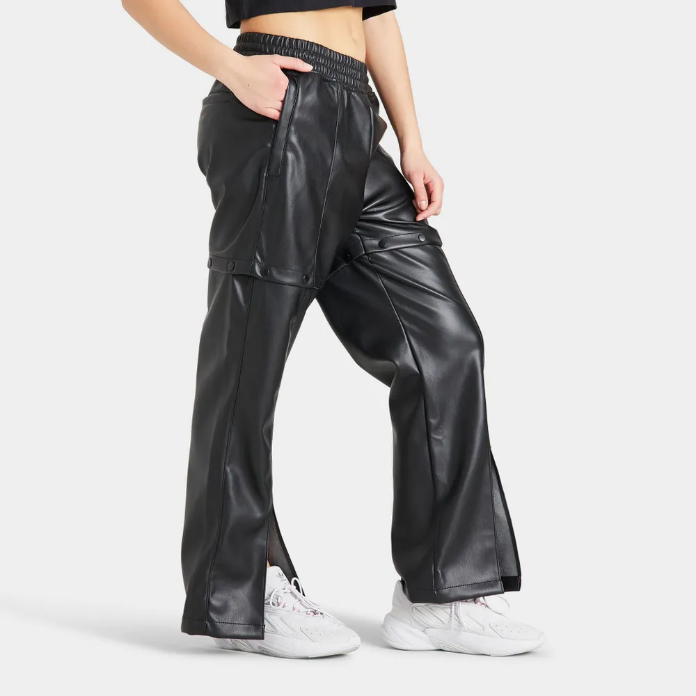 adidas Originals Women’s Always Original Faux Leather Track Pants / Black