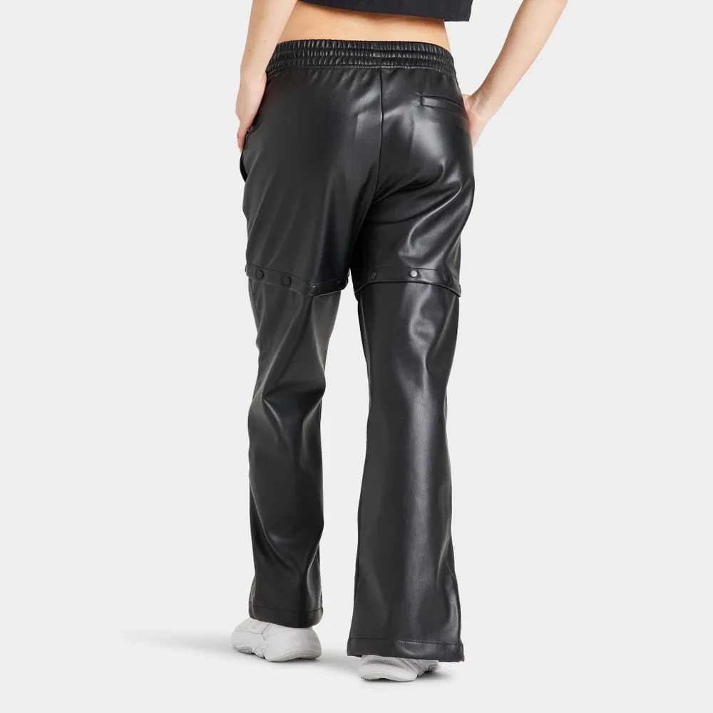 Womens Pants Knot Waist PU Leather Pants : : Clothing