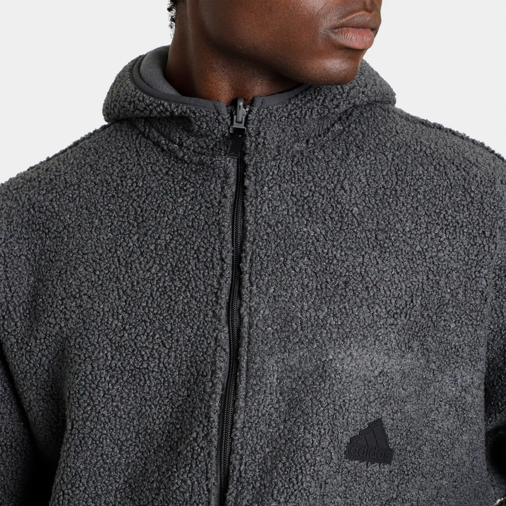 adidas Polar Fleece Full-Zip Sweatshirt / Carbon