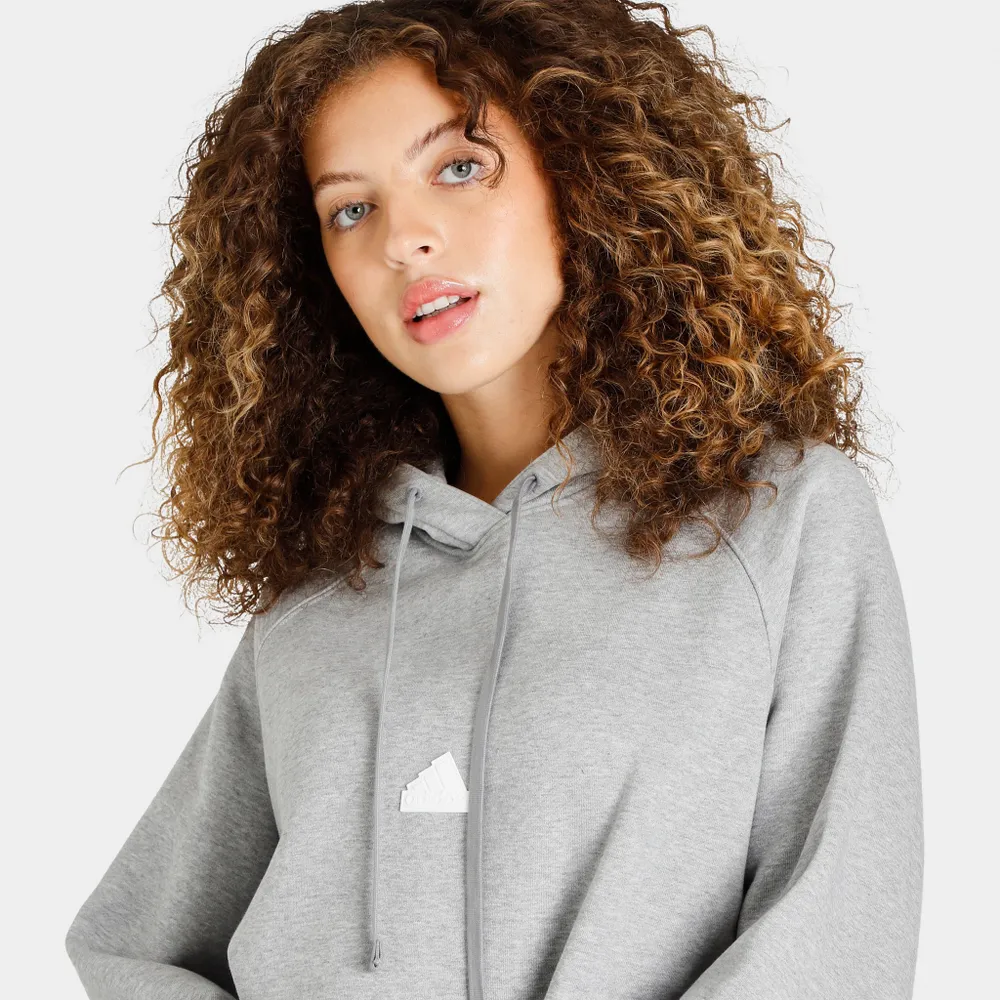 adidas Women’s Oversized Pullover Hoodie / Medium Grey Heather