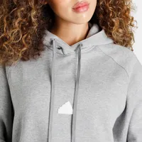 adidas Women’s Oversized Pullover Hoodie / Medium Grey Heather