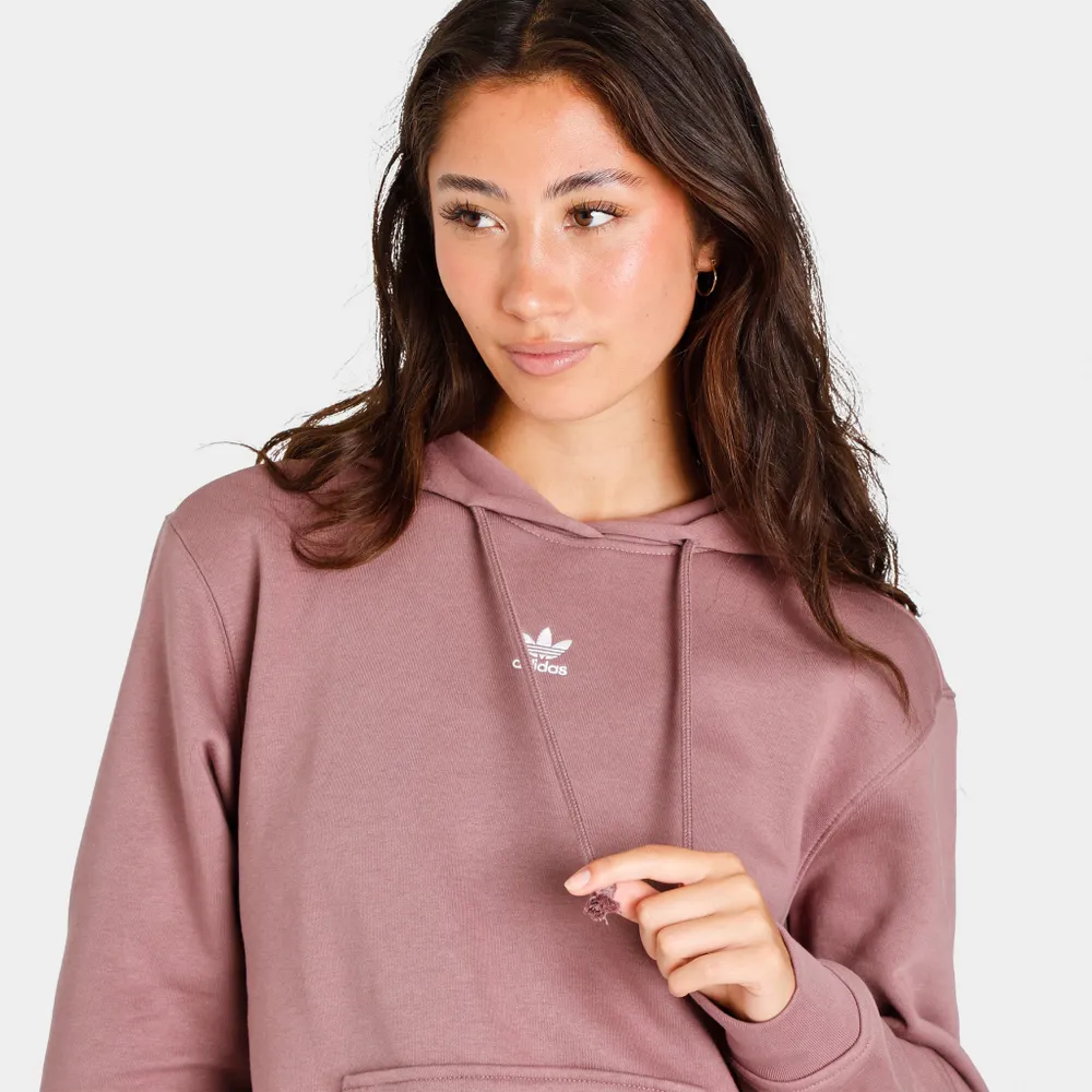adidas Originals Women’s Adicolor Essentials Fleece Pullover Hoodie / Purple