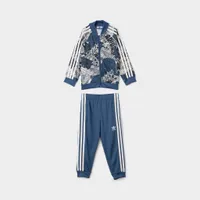 adidas Originals Childrens’ Allover Print Track Suit Wonder White / Black - Steel