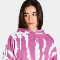 adidas Originals Women’s Thebe Magugu Pullover Hoodie Semi Pulse Lilac / White