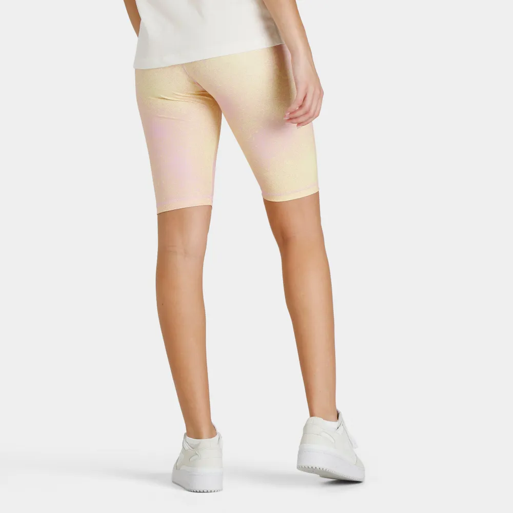 adidas Originals Women’s Allover Print Bike Leggings Bliss Lilac / Almost Yellow