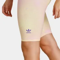 adidas Originals Women’s Allover Print Bike Leggings Bliss Lilac / Almost Yellow