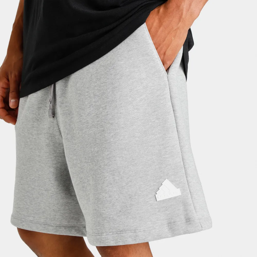 adidas Sportswear Fleece Shorts / Medium Grey Heather