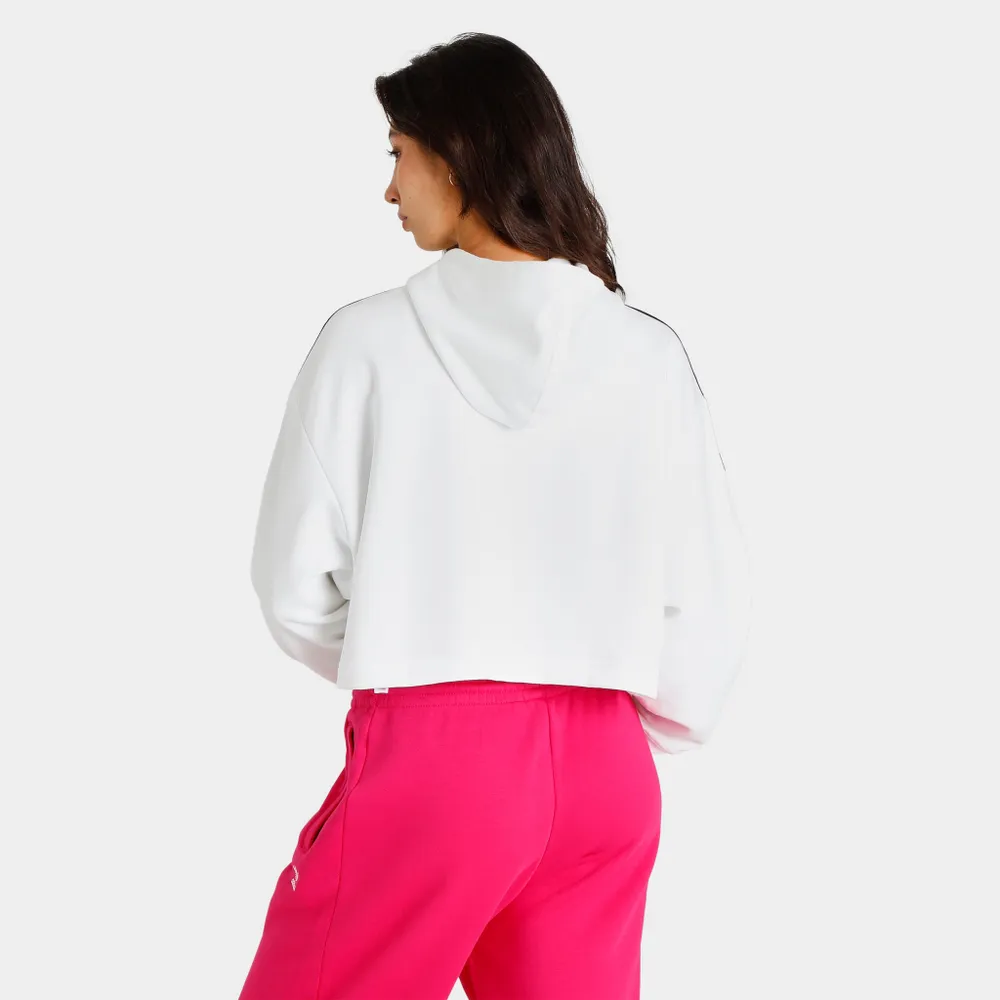adidas Originals Women’s Adicolor Classics Cropped Pullover Hoodie / White