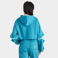 Reebok x Cardi B Women’s Knit Pullover Hoodie / Seaport Teal