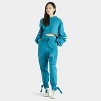 Reebok x Cardi B Women’s Knit Pullover Hoodie / Seaport Teal