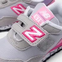 New Balance Infants' IV515DK Rain Cloud / Hi-Pink