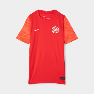 Nike Junior Boys’ Team Canada Stadium Home Soccer Jersey / University Red