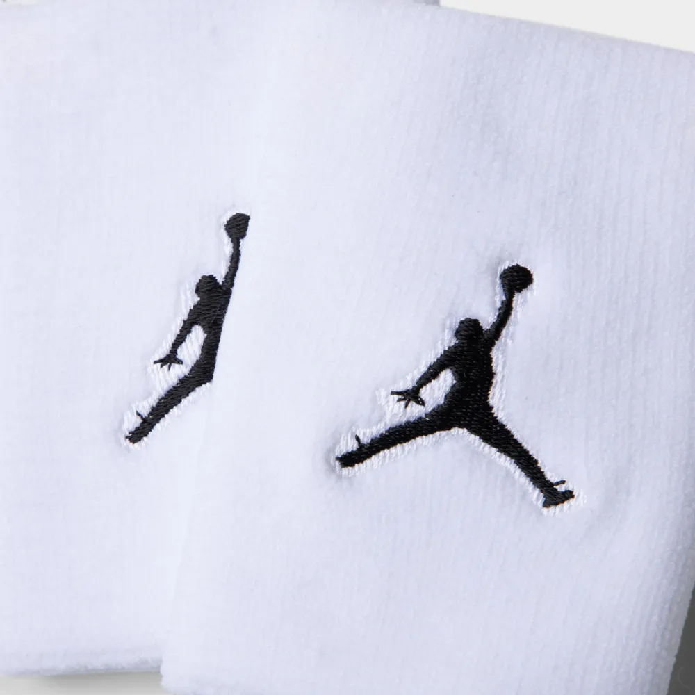 Jordan Jumpman Wristbands White / Black