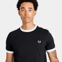 Fred Perry Taped Ringer T-shirt / Black