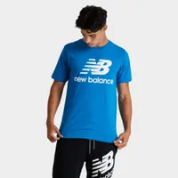 New Balance Essentials Stacked Logo T-shirt / Wave Blue