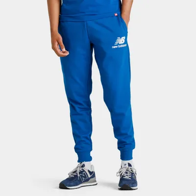 New Balance Essentials Stacked Logo Sweatpants / Blue Groove