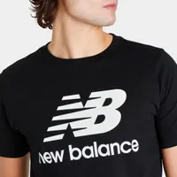 New Balance Essentials Stacked Logo T-shirt / Black