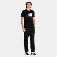 New Balance Essentials Stacked Logo T-shirt / Black