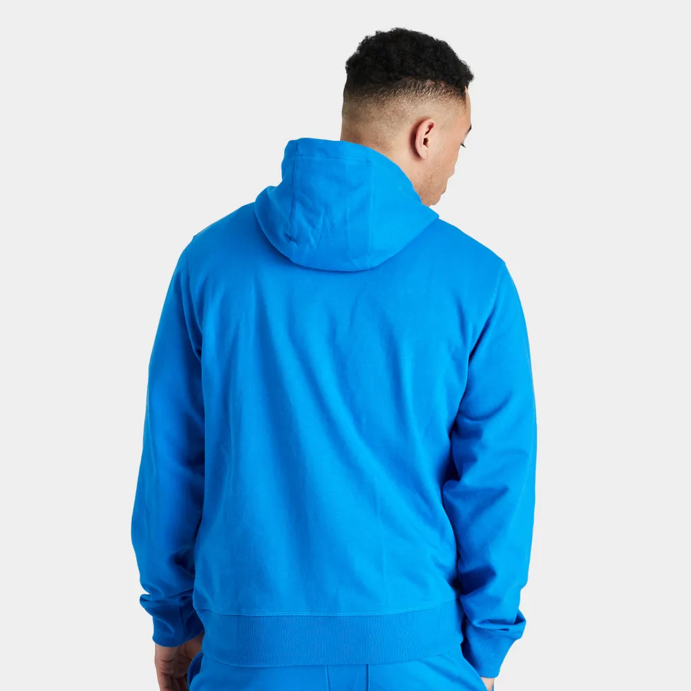 New Balance Essential Stacked Pullover Hoodie / Wave Blue