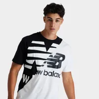 New Balance Athletics Splice T-shirt / Black Multi