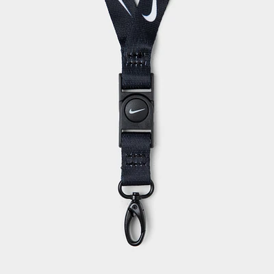 Nike Premium Lanyard Black / Black - White