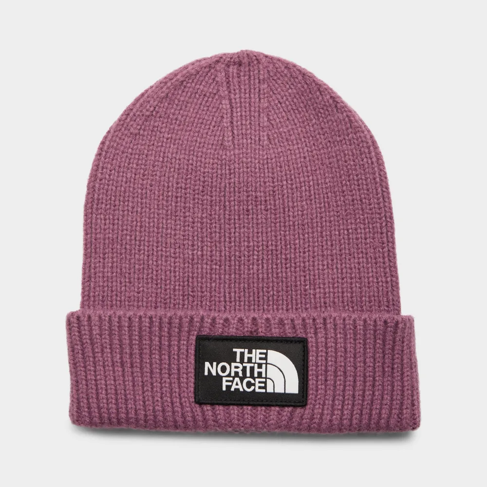 The North Face TNF Logo Box Cuffed Beanie / Pikes Purple