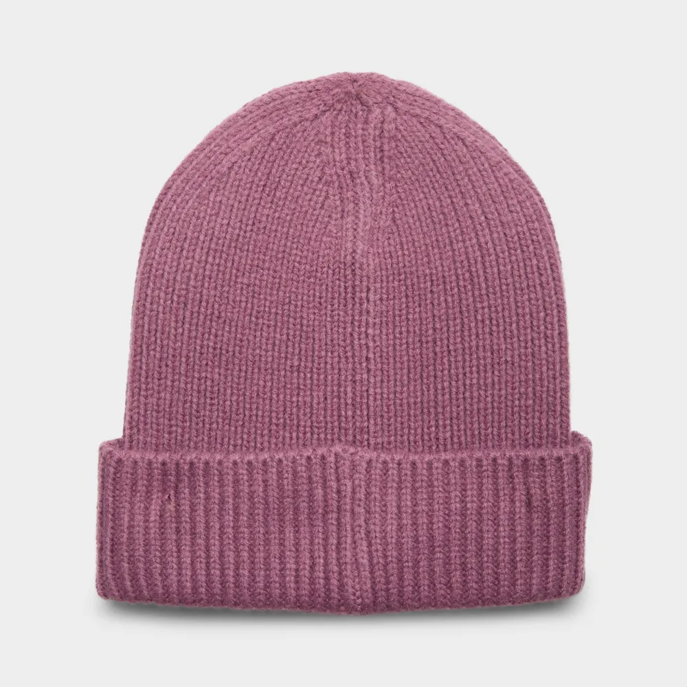 The North Face TNF Logo Box Cuffed Beanie / Pikes Purple