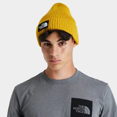 The North Face TNF Logo Box Cuffed Beanie / Arrowwood Yellow