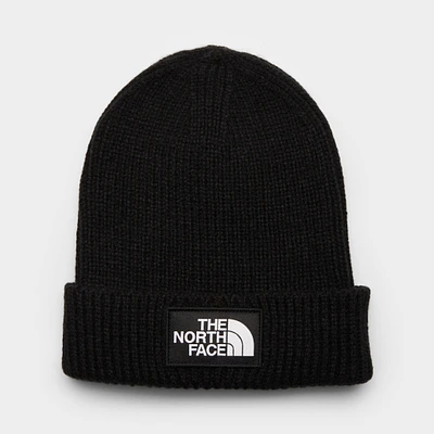 The North Face Kids' TNF Box Logo Cuffed Beanie / TNF Black