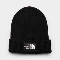 The North Face Kids' TNF Box Logo Cuffed Beanie / TNF Black