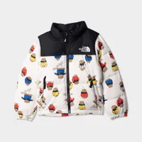 The North Face Infants’ 1996 Retro Nuptse Jacket TNF White / Bears Print