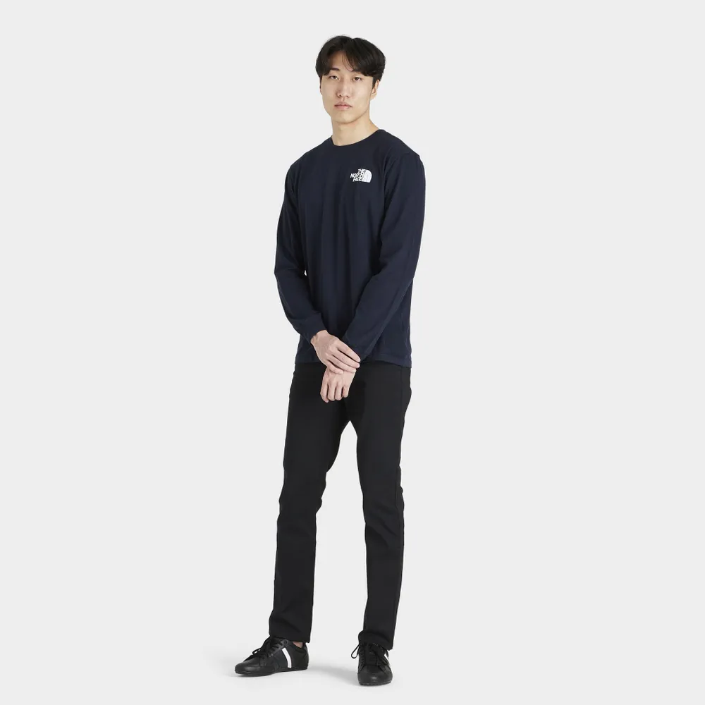 The North Face Box NSE Long Sleeve T-shirt Aviator Navy / Goblin Blue