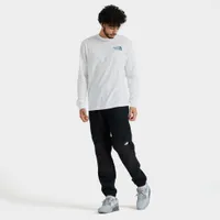 The North Face Box NSE Long Sleeve T-shirt TNF White / Goblin Blue