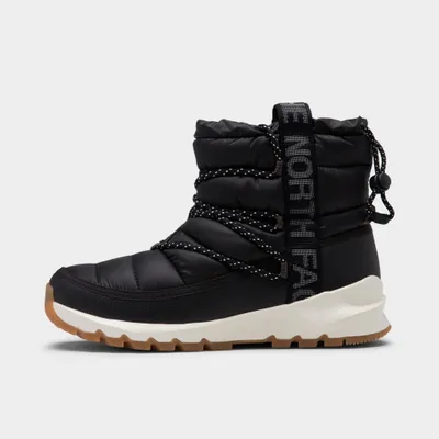 The North Face Women�s ThermoBall Lace Up Boots TNF Black / Whisper White