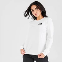 The North Face Women's Brand Proud Long Sleeve T-shirt TNF White / Black