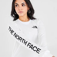 The North Face Women's Brand Proud Long Sleeve T-shirt TNF White / Black