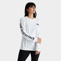 The North Face Women's Brand Proud Long Sleeve T-shirt TNF White / Black