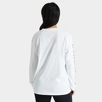 The North Face Women's Brand Proud Long Sleeve T-shirt TNF White / Black