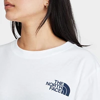 The North Face Women's Brand Proud Long Sleeve T-shirt TNF White / Black