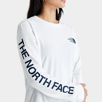 The North Face Women's Brand Proud Long Sleeve T-shirt TNF White / Black