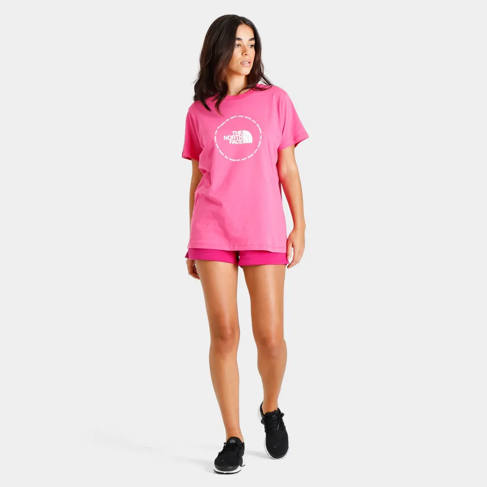 The North Face Women's Half Dome Logo Shorts / Fuschia Pink