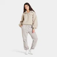 The North Face Women’s Platte Sherpa Quarter Zip / Flax