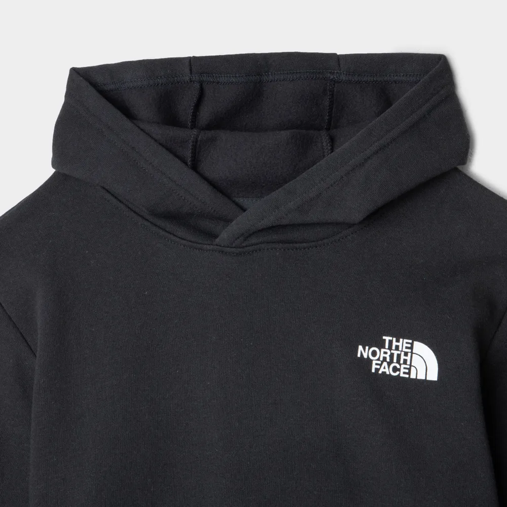 The North Face Junior Boys’ Camp Fleece Pullover Hoodie TNF Black / Multi-colour Print