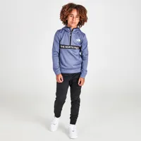 The North Face Kids' Ampere Quarter Zip Pullover Hoodie / Grisaille Grey Heather