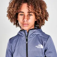 The North Face Kids' Ampere Quarter Zip Pullover Hoodie / Grisaille Grey Heather
