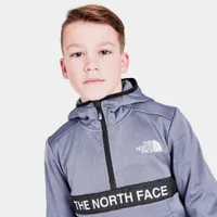 The North Face Kids' Ampere Quarter Zip Pullover Hoodie / Grisaille Grey Heather