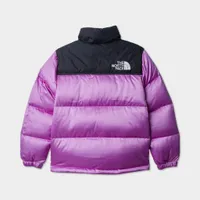 The North Face Children’s Printed 1996 Retro Nuptse Jacket Sweet Violet / Metallic - TNF Black