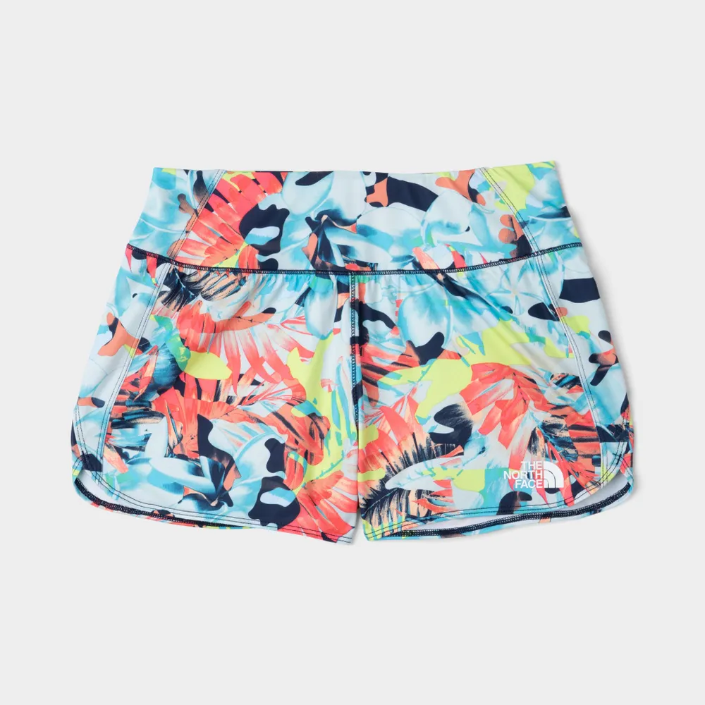 The North Face Junior Girls’ Printed Amphibious Knit Class V Shorts / TNF Navy Youth Tropical Camo Print